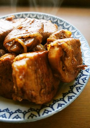 お弁当に(^^♪蓮根の肉巻き-レシピのメイン写真
