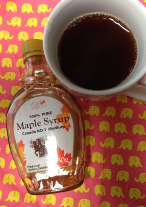 紅茶にメープルシロップを入れて飲む-レシピのメイン写真