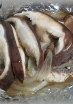 ボラと椎茸のホイール焼き-レシピのメイン写真