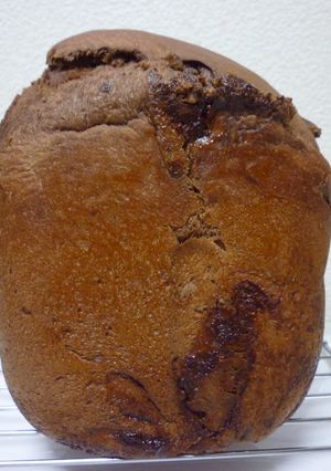 HB　早焼き♪ココア＆チョコ食パン-レシピのメイン写真