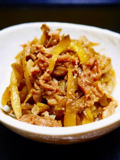 冷凍保存で作り置き!豚こまごぼうしぐれ煮-レシピのメイン写真