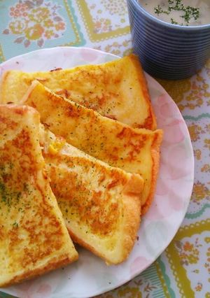 簡単お洒落にグラタン風フレンチトースト☆-レシピのメイン写真