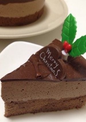 クリスマスにも♪ココアムースケーキ-レシピのメイン写真
