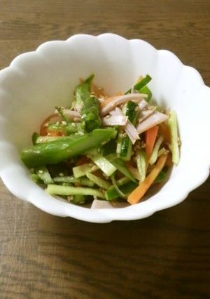 アスパラとハムのサラダナムル-レシピのメイン写真