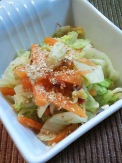 白菜のおひたし 梅肉和え-レシピのメイン写真
