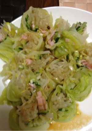 ハムと野菜のキャベツ巻き☆-レシピのメイン写真