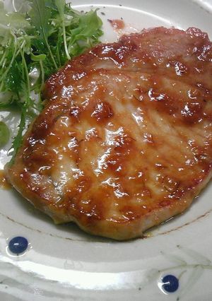 カフェ風＊豚の味噌焼-レシピのメイン写真