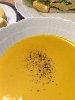 楽々すぐ食べれるカボチャスープ♪-レシピのメイン写真