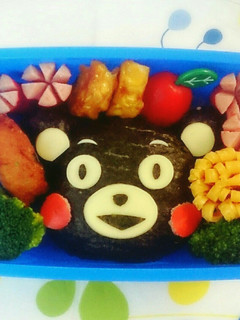 人気検索1位感謝☆簡単くまモン☆キャラ弁-レシピのメイン写真