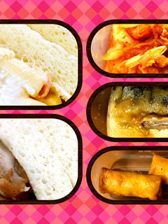 男弁当15分 マカロニ、唐揚げサンド-レシピのメイン写真