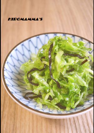 塩もみキャベツの塩昆布和え。お弁当にも◎-レシピのメイン写真