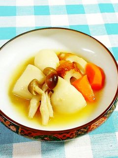 里芋としめじ・竹輪のあったか味噌煮♪-レシピのメイン写真