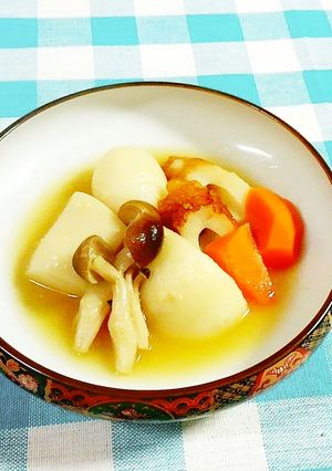 里芋としめじ・竹輪のあったか味噌煮♪-レシピのメイン写真