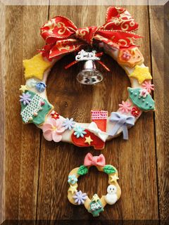 * クリスマス ☆ リースクッキー♬-レシピのメイン写真