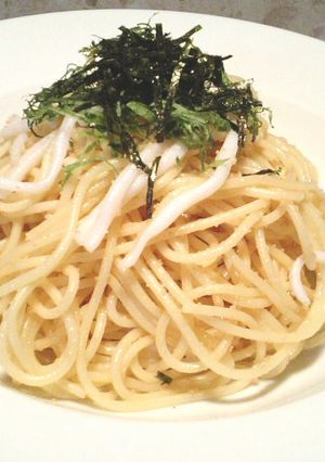 誰でもできる！大葉とタラコのスパゲティー-レシピのメイン写真
