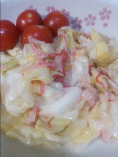 簡単☆キャベツ&カニカマ炒め-レシピのメイン写真