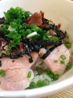 寒ぶりの刺身で鰤茶漬け-レシピのメイン写真