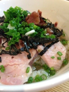 寒ぶりの刺身で鰤茶漬け-レシピのメイン写真