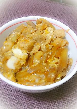 【レポ20】簡単甘めの親子丼。-レシピのメイン写真