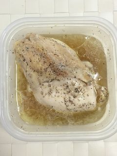 電子レンジでしっとり蒸し鶏-レシピのメイン写真