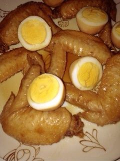 簡単!手羽先とゆで卵の煮物-レシピのメイン写真