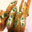 クリームチーズといんげんの豚肉揚げ☆