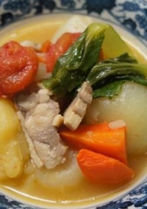 簡単デトックス！コカブと残り物夏野菜煮物-レシピのメイン写真