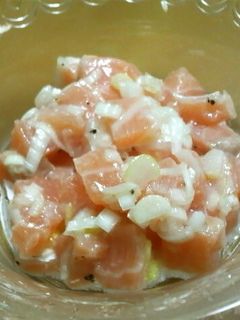 簡単♪ねぎ塩サーモン★-レシピのメイン写真