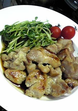 鶏モモのニンニク塩麹焼き-レシピのメイン写真