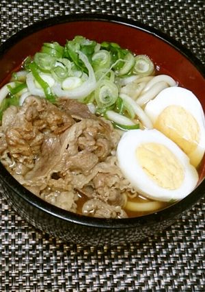 美味しい！うどんのつゆ＆肉うどん-レシピのメイン写真