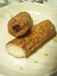 チーズ入りちくわのカレー揚げ キッズ-レシピのメイン写真