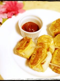 Wチーズでちくわのピカタ お弁当にも☆-レシピのメイン写真
