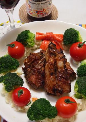 豚のスペアーリブイタリアンハーブ焼き-レシピのメイン写真