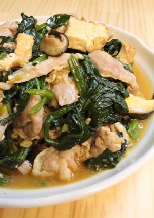 塩麹豚deほうれん草厚揚げのマーボー豆腐-レシピのメイン写真