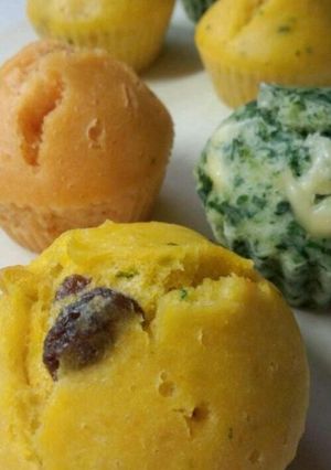 離乳食にも☆3色蒸しパン～②緑色-レシピのメイン写真