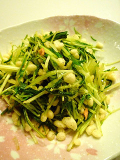 水菜の新食感サラダ-レシピのメイン写真