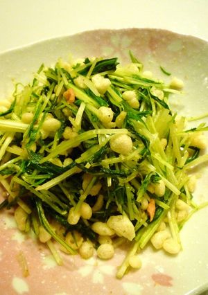 水菜の新食感サラダ-レシピのメイン写真
