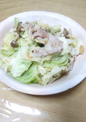 しめじとキャベツ炒め-レシピのメイン写真