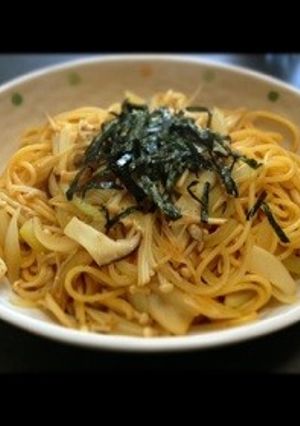 キノコのバター醤油パスタ♡-レシピのメイン写真