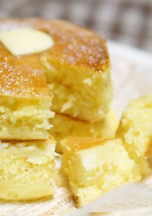 厚さ３センチのふわふわパンケーキ-レシピのメイン写真