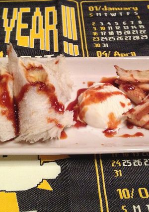ローソンで買える食材だけで！大人のバナナ-レシピのメイン写真