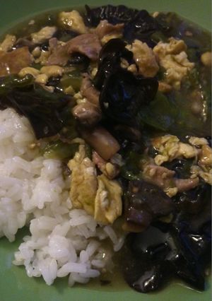 *ムスロ（卵、きくらげのあんかけ）丼*-レシピのメイン写真
