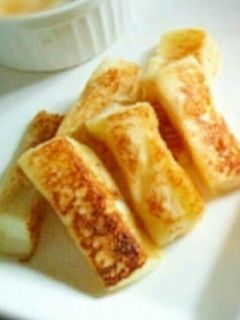 離乳食:中・後期〜ミルクフレンチトースト-レシピのメイン写真