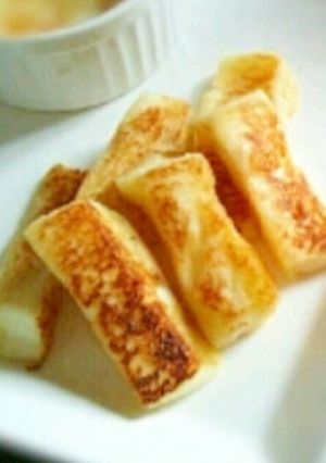 離乳食:中・後期〜ミルクフレンチトースト-レシピのメイン写真