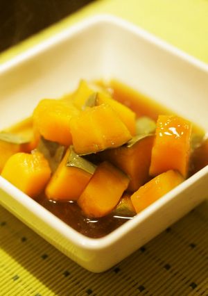 味がよくからむかぼちゃの煮付け-レシピのメイン写真