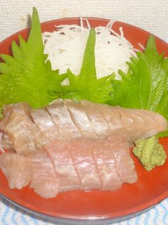 パパのマグロ頬肉の刺身-レシピのメイン写真