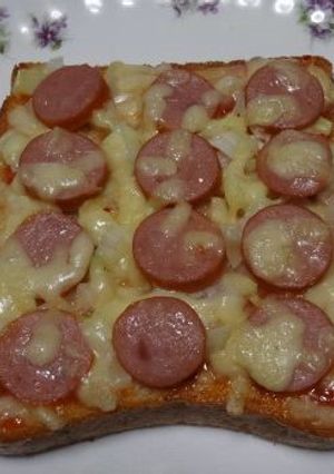 チリマヨケチャソースで絶品ピザトースト！-レシピのメイン写真