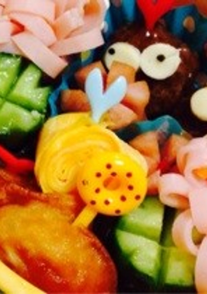 お弁当に ♬ 簡単きゅうりの飾り切り♡-レシピのメイン写真