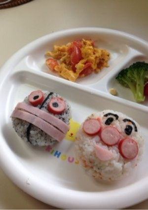 キャラおにぎり★アンパンマン＆だだんだん-レシピのメイン写真