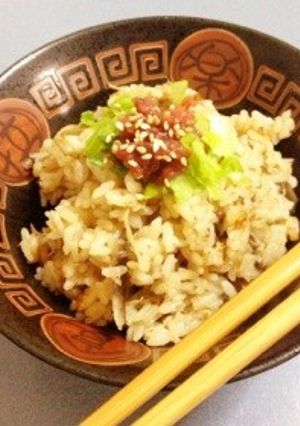 たっぷり牛蒡とツナの炊き込みご飯-レシピのメイン写真